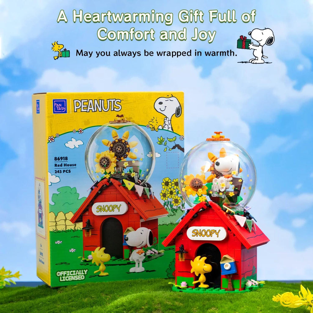 a box with a picture of peanuts inside of it