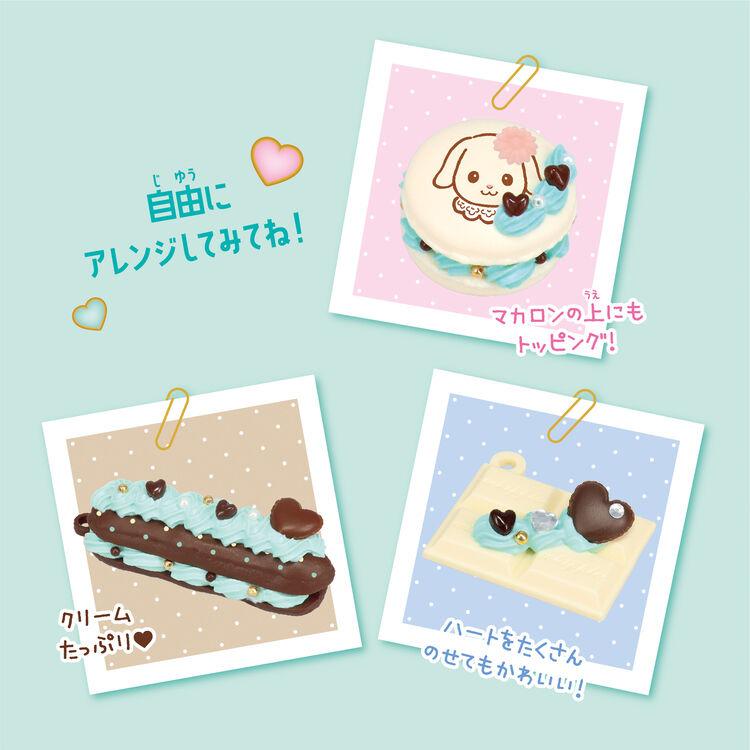 The image is a collage of three photographs featuring desserts, including a cake with a bunny face, a chocolate cake with chocolate hearts, and a chocolate cake with chocolate hearts.