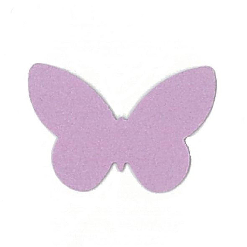 A purple butterfly-shaped object is shown against a white background.