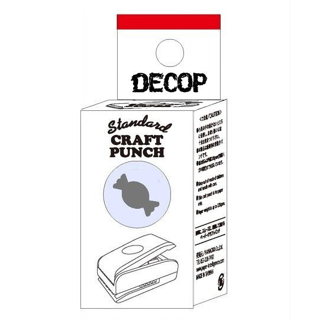 The image is a product packaging for a standard craft punch.