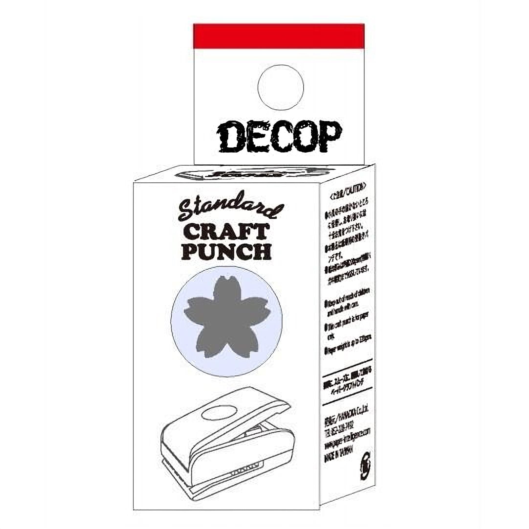 A box containing a craft punch, with the word "DECOP" printed on it.