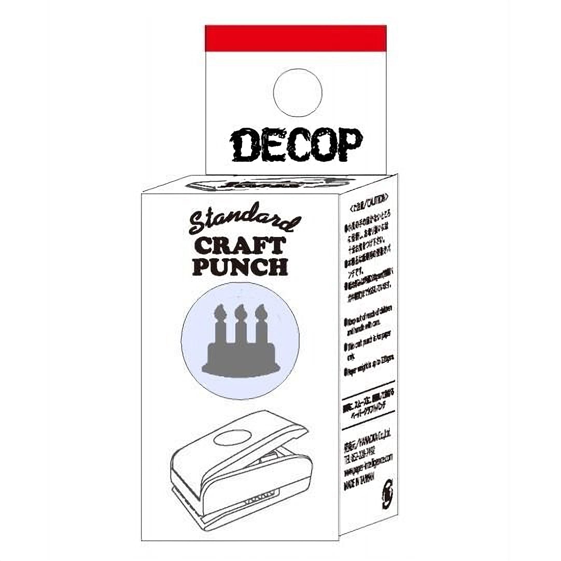 The image is a product packaging for a standard craft punch.