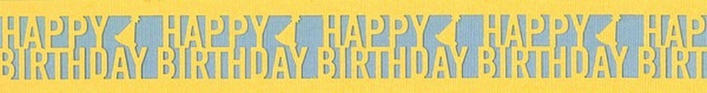 the word "HAPPY" repeated multiple times in various sizes and orientations, creating a visually striking and vibrant design.