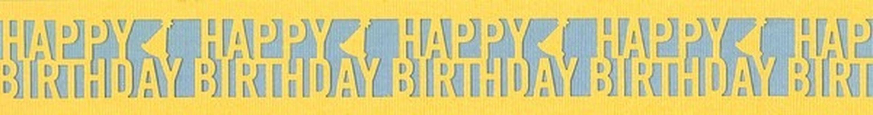 the word "HAPPY" repeated multiple times in various sizes and orientations, creating a visually striking and vibrant design.