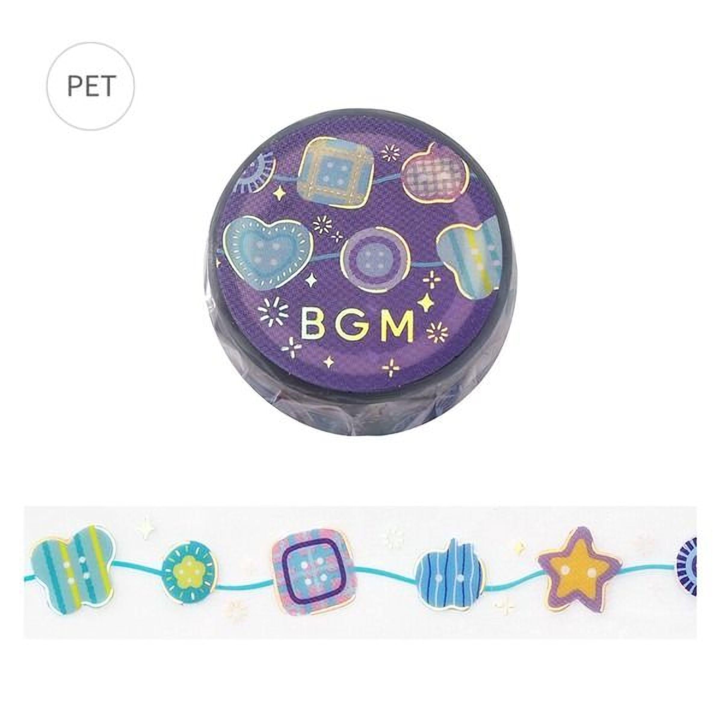 a purple object with various colorful designs and shapes, including hearts, stars, and other decorative elements. The object appears to be a decorative item or a piece of art, possibly a pen holder or a decorative accessory.