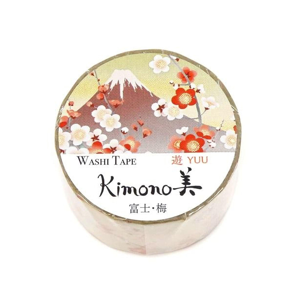 A round, white, and green container with a floral design and text, likely a product label for a Japanese-themed item.