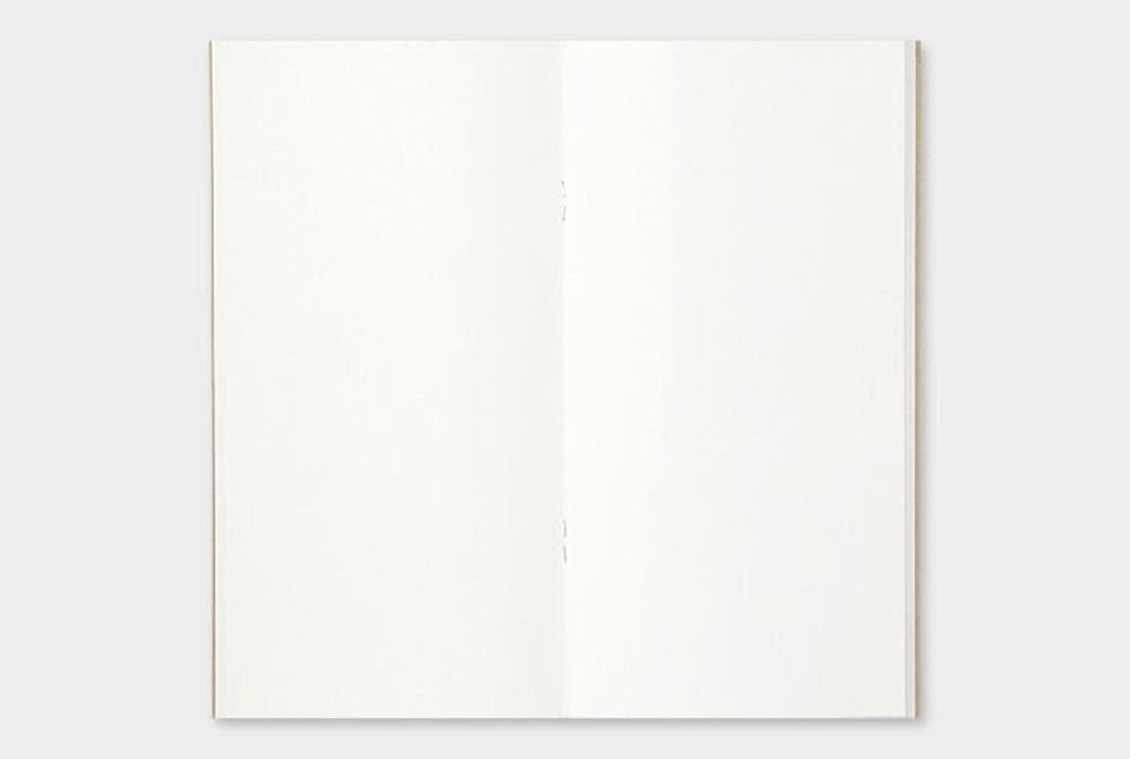 A blank, white notebook page.