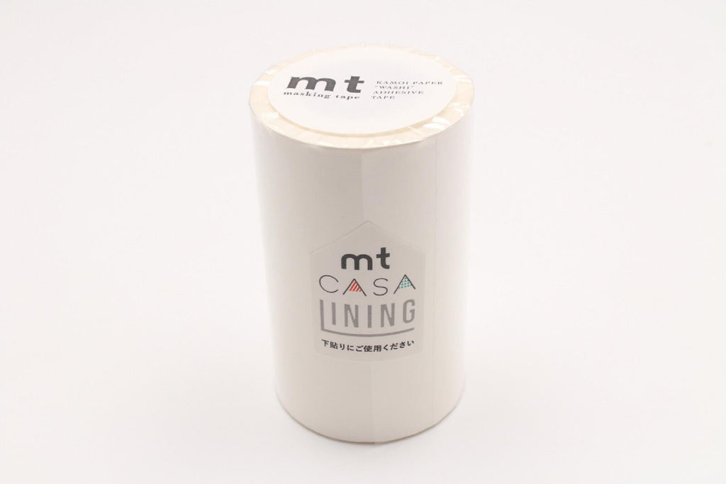 A cylindrical object with a label that reads "mt CASA INNING" and "Masking tape".