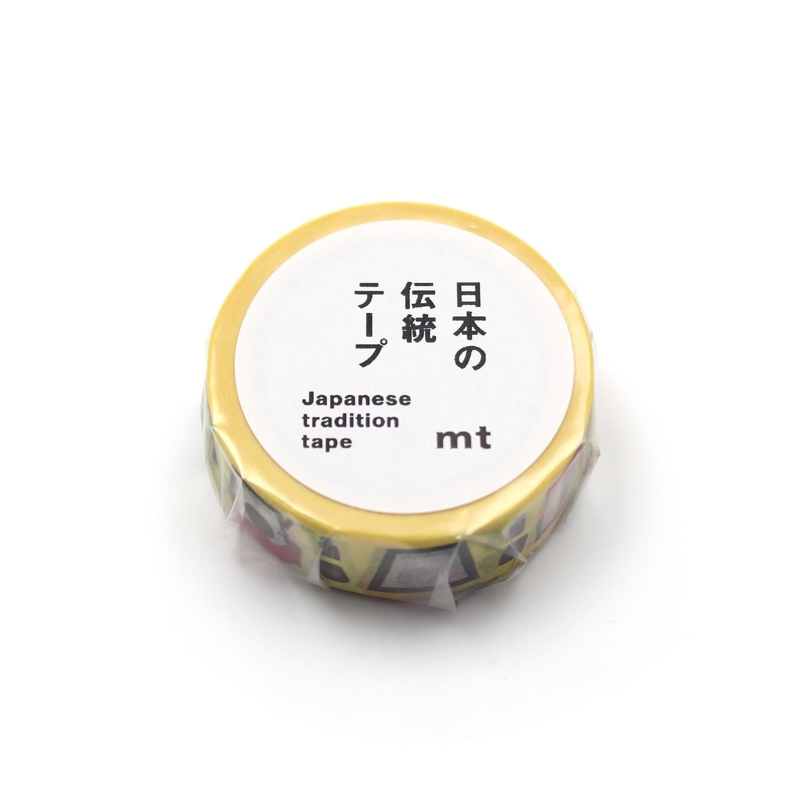 A roll of Japanese tradition tape with Japanese text on it.