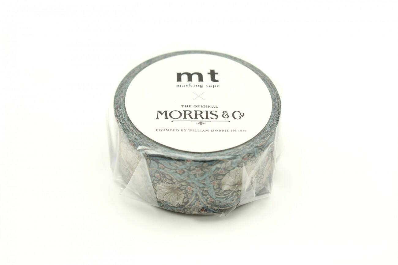 A roll of gray and white patterned tape with the text "mt marking tape" printed on it.