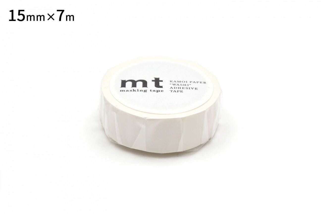 A roll of masking tape with a label that reads "KAMOI PAPER MASKING TAPE" and "15mm x 7m".