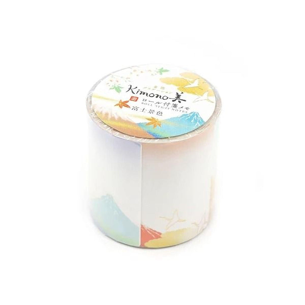 A cylindrical container with a colorful label featuring Japanese text and illustrations.