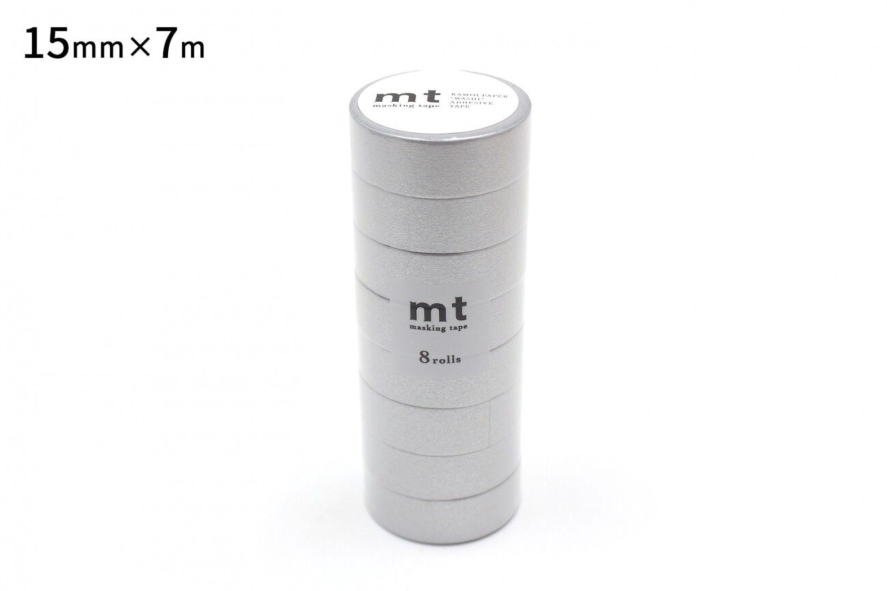 A cylindrical container with a label that reads "mt making pad" and "8 rolls".
