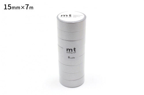 A cylindrical container with a label that reads "mt making pad" and "8 rolls".