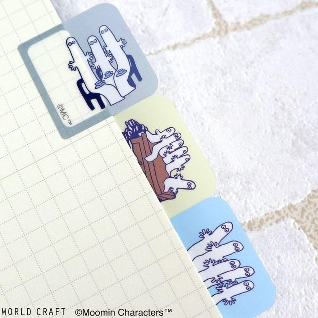 a set of colorful page dividers with various cartoon-style illustrations on them.