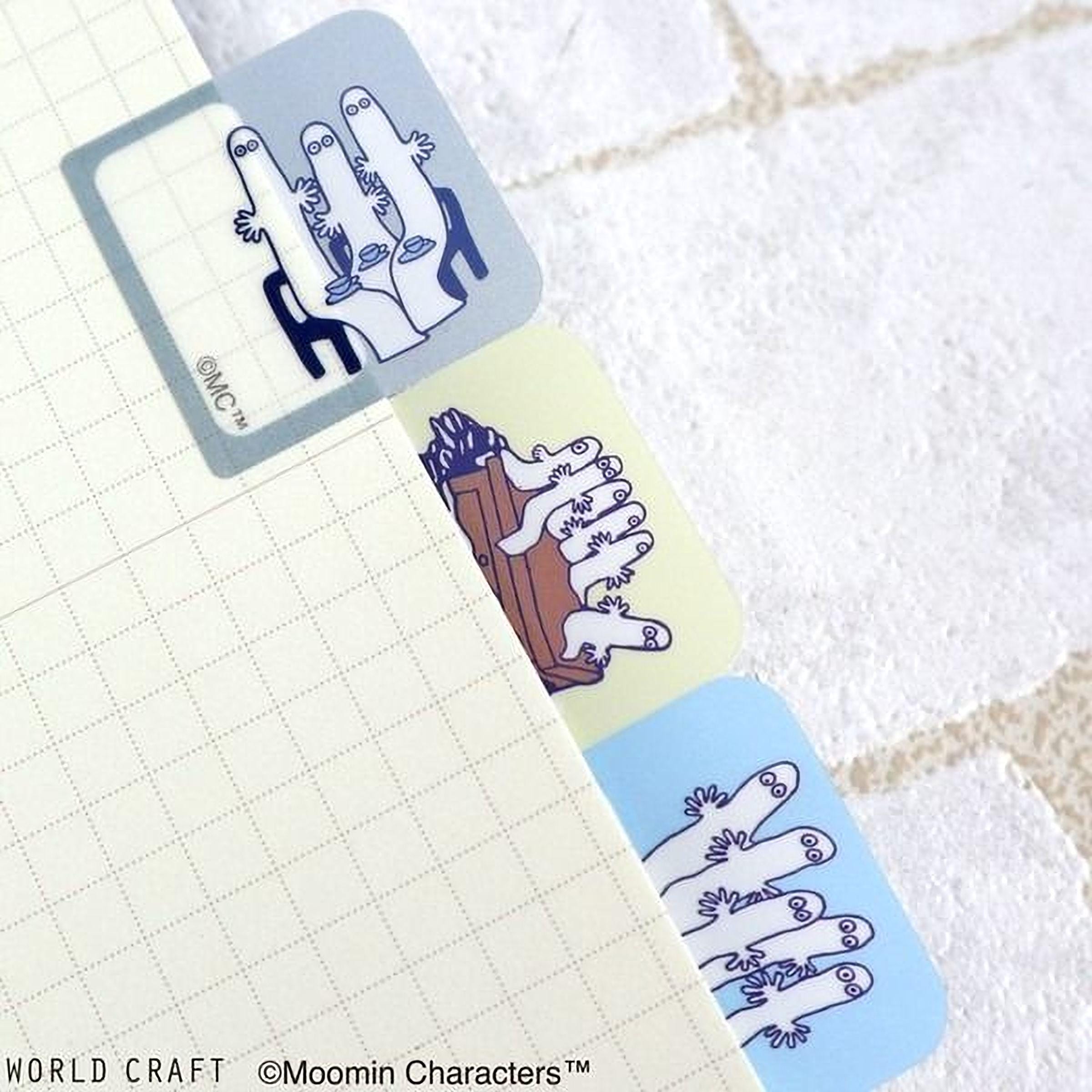 a set of colorful page dividers with various cartoon-style illustrations on them.