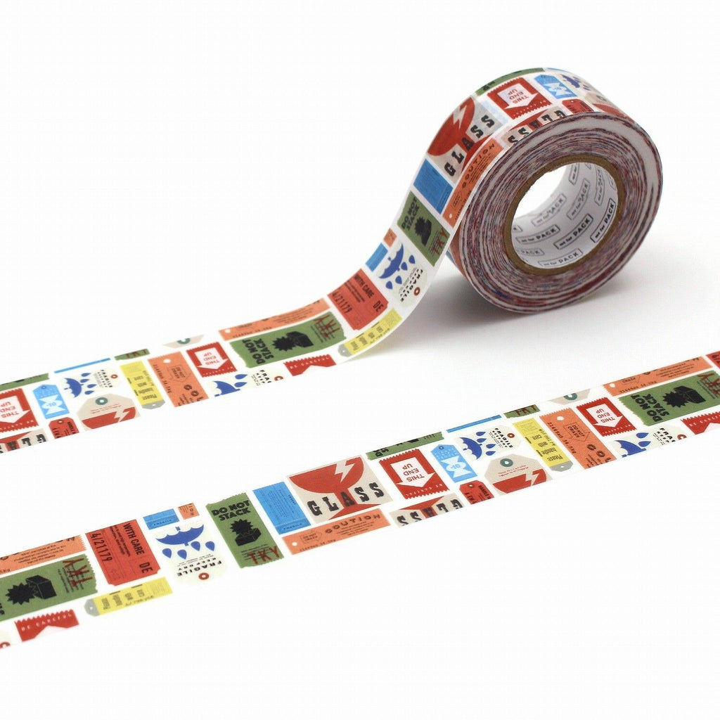 a roll of colorful tape with various patterns and designs on it.