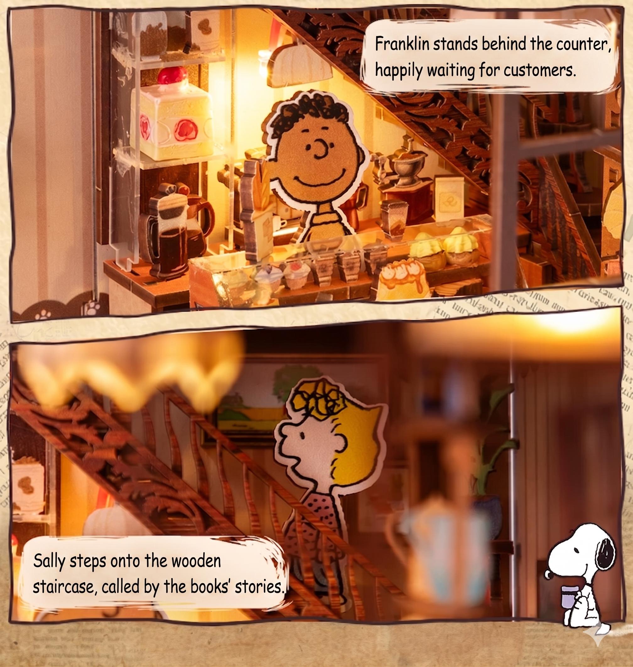 a comic strip with a picture of a man and a woman
