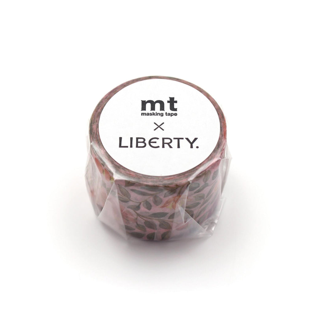 A cylindrical container with a label that reads "mt masking tape x LIBERTY."
