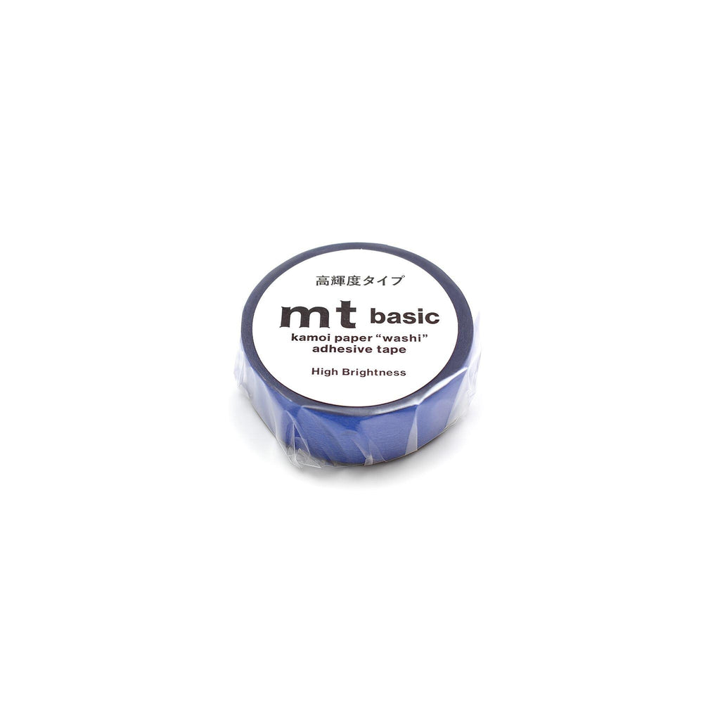 A roll of blue kamol paper washi adhesive tape.