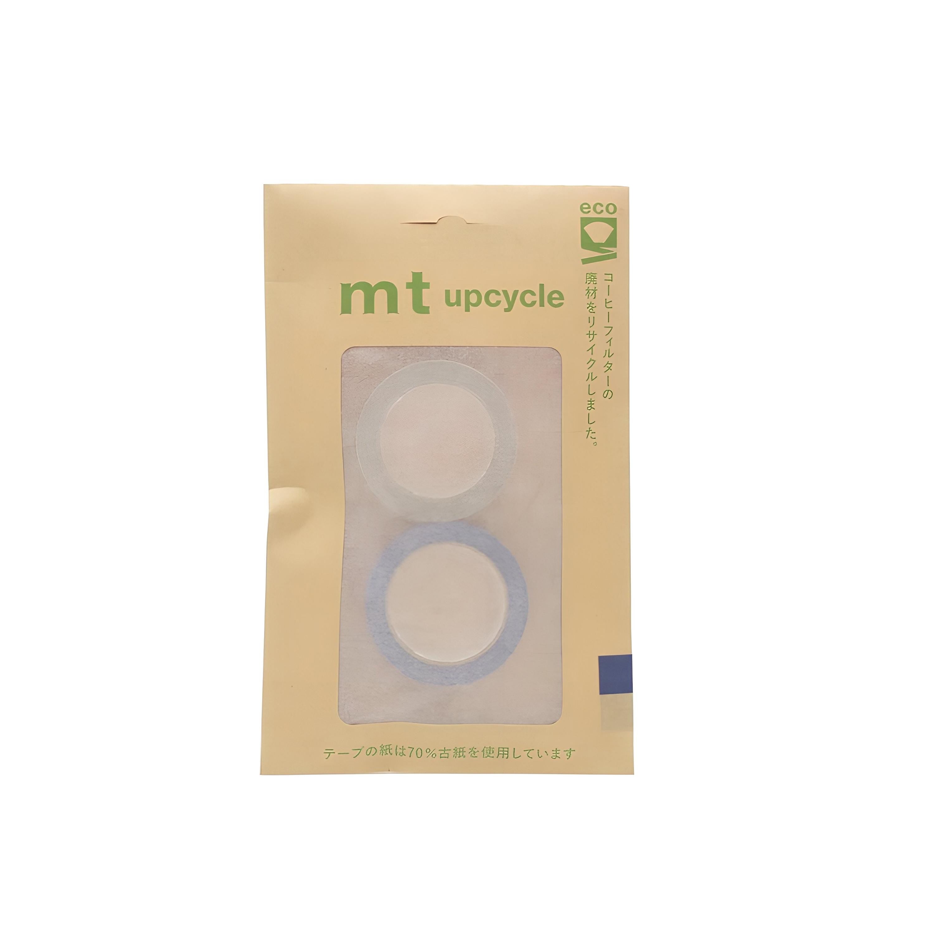 a package of two circular objects, which appear to be a pair of earrings or earrings. The packaging is brown and has a clear plastic window, allowing a view of the objects inside.