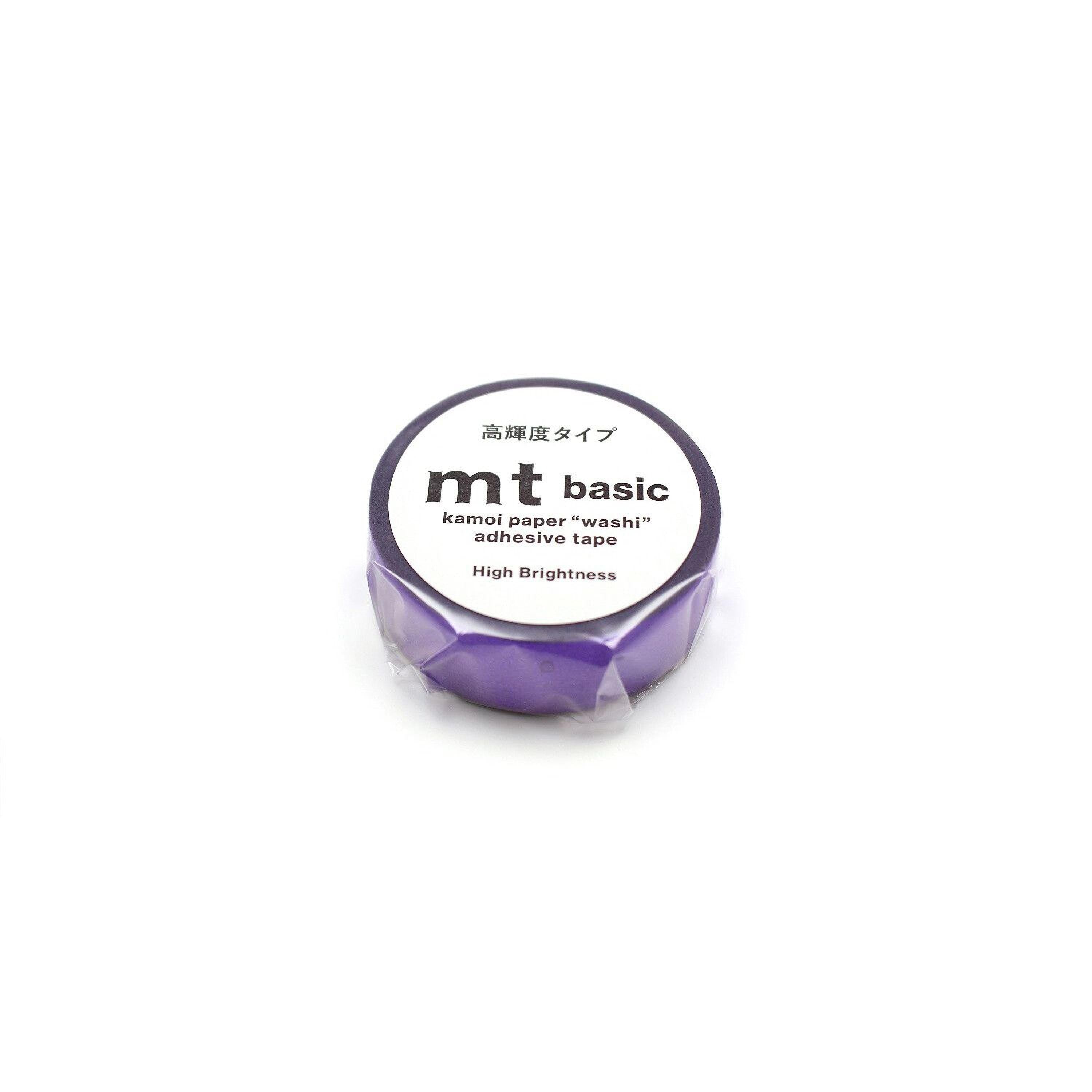 A purple roll of kamol paper washi adhesive tape.