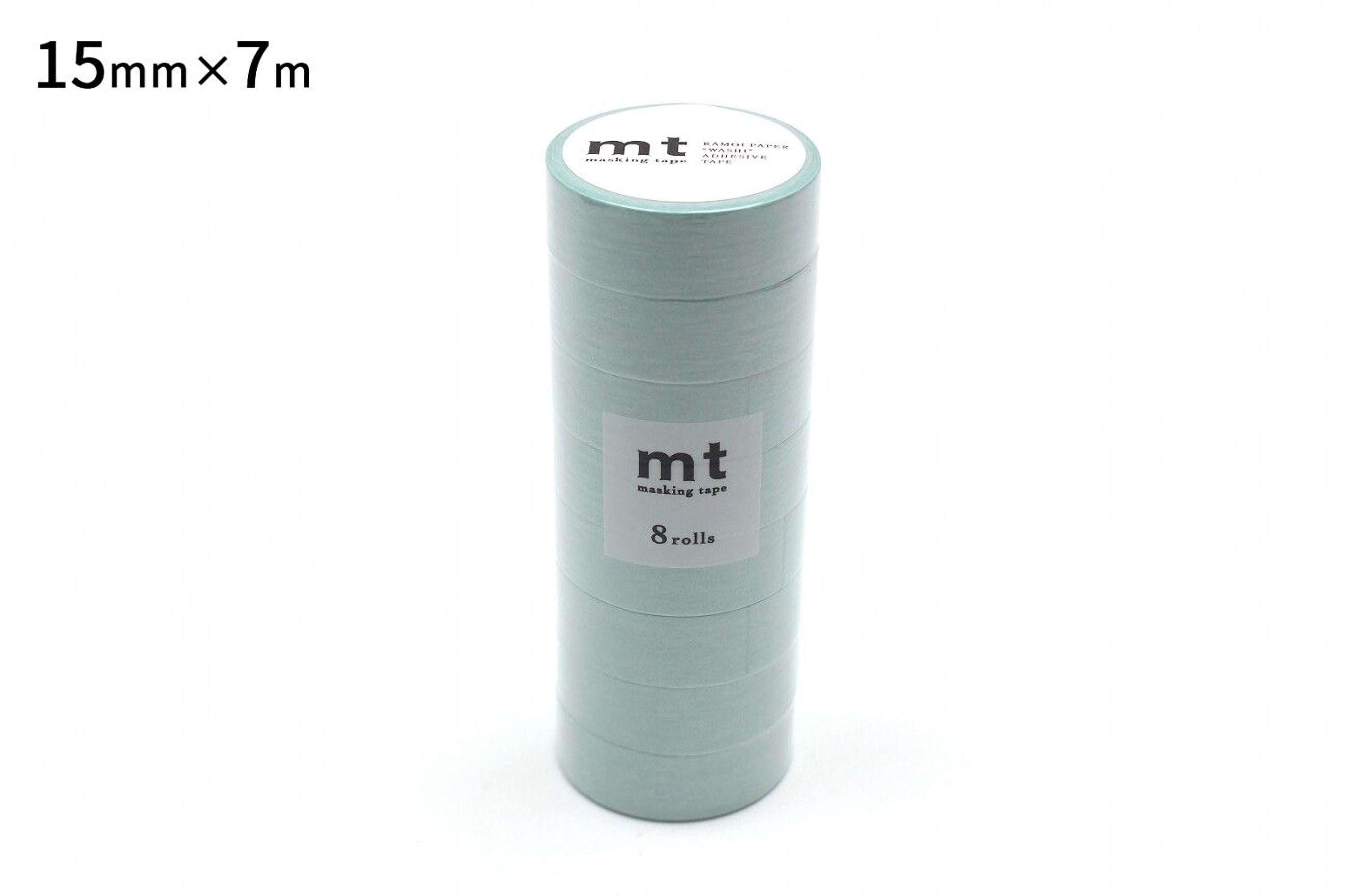 A cylindrical container with a label that reads "mt making tape" and "8 rolls".