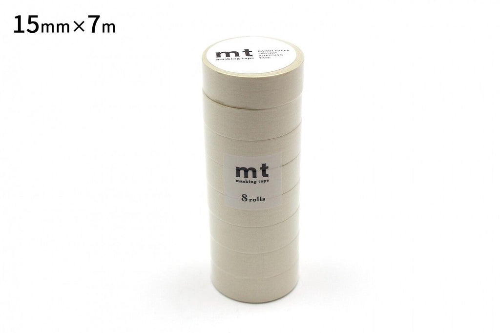 A stack of 7 rolls of masking tape, with a label indicating the size and quantity.