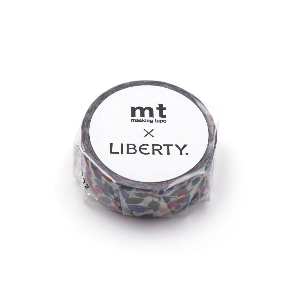 A roll of masking tape with the word "Liberty" printed on it.