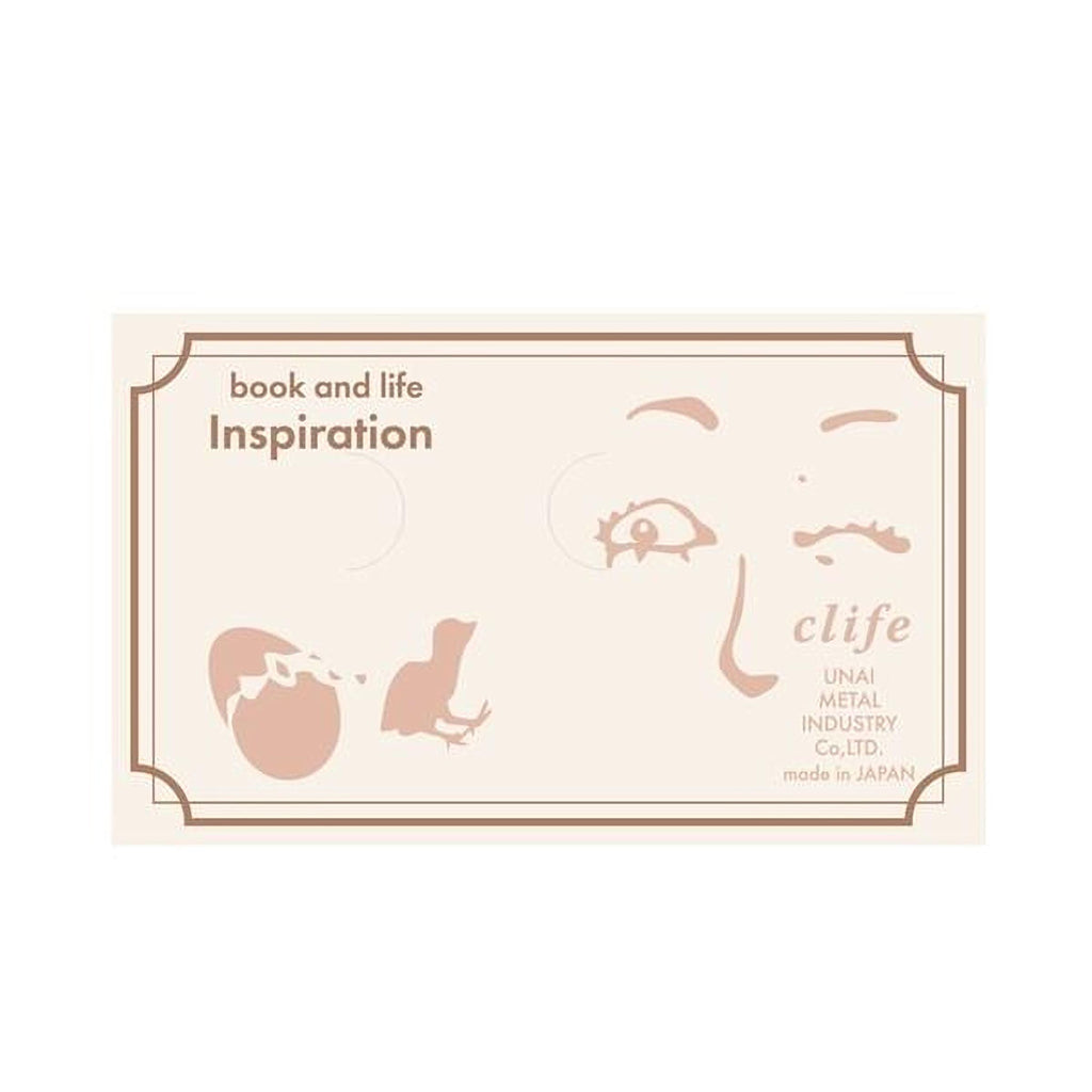 The image is a label or packaging for a product, featuring a simple design with a pair of eyes and a bird silhouette.