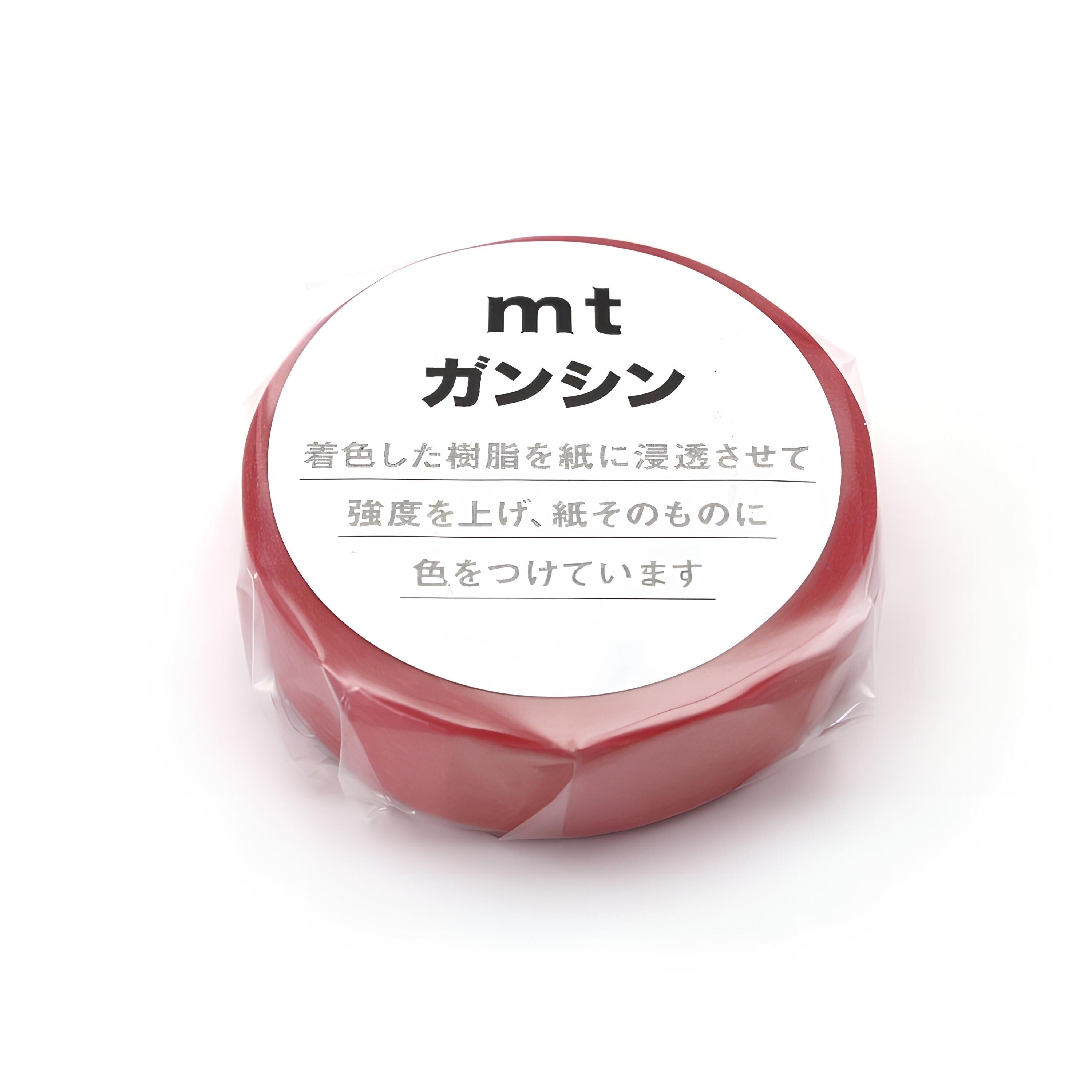 a red circular object with Japanese text on it, placed on a white background.