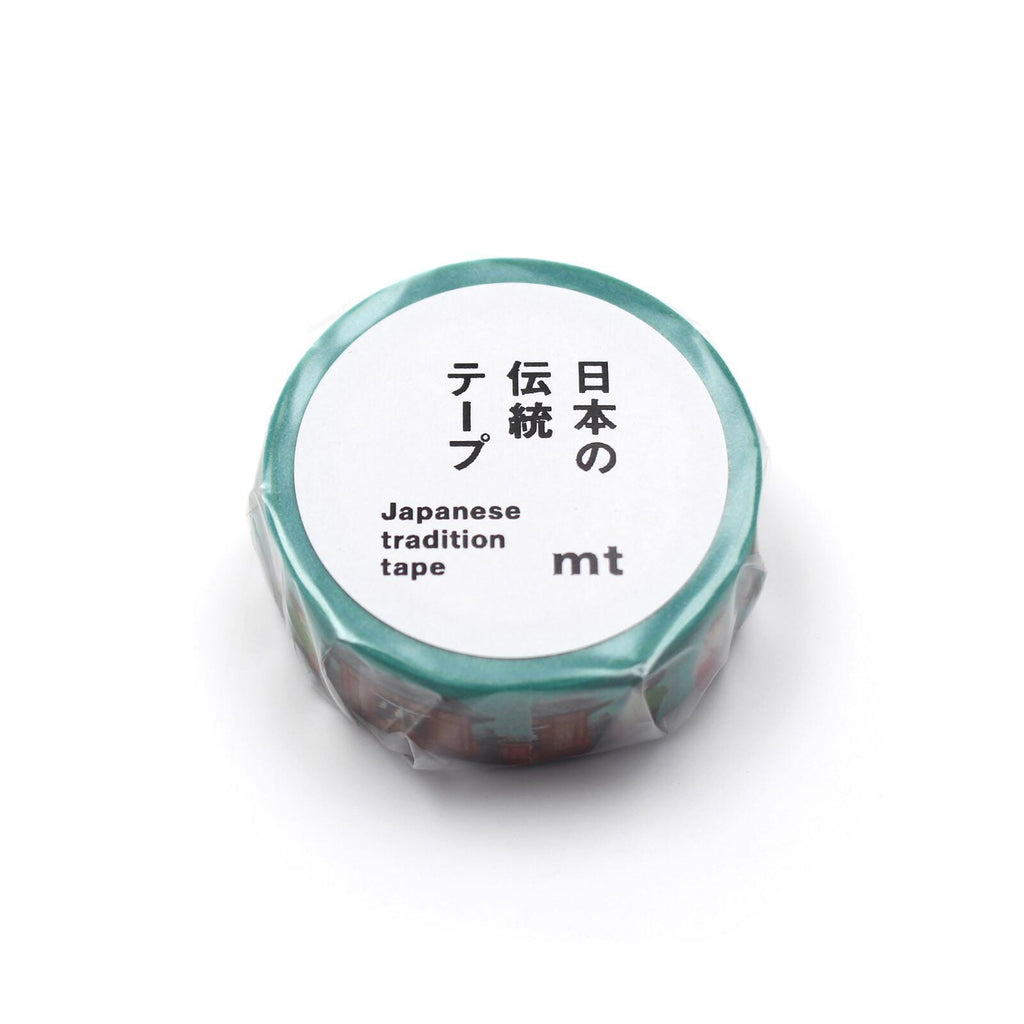 A roll of Japanese tradition tape with the text "おけけけけけけ" (Japanese characters) printed on it.