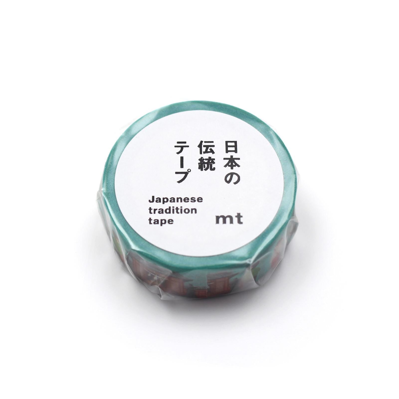 A roll of Japanese tradition tape with the text "おけけけけけけ" (Japanese characters) printed on it.