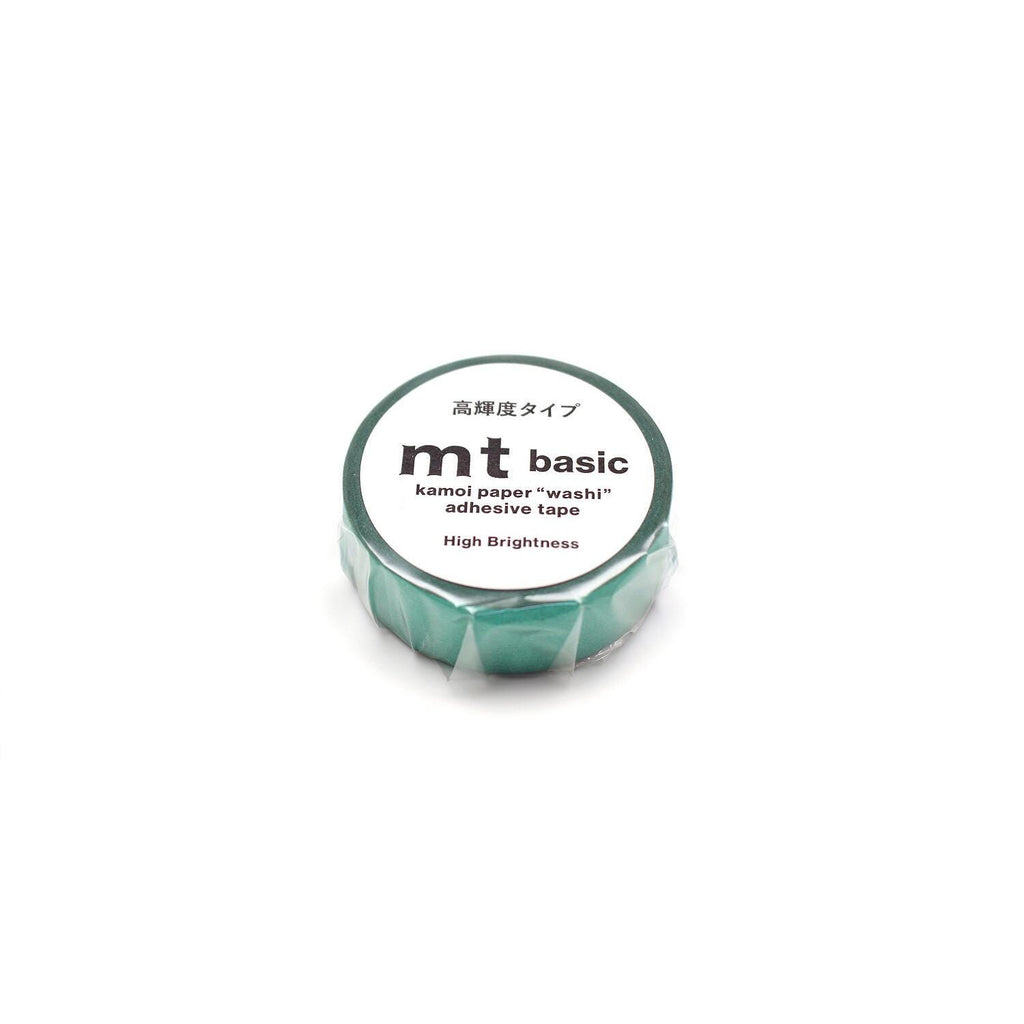 A roll of green kamol paper washi adhesive tape.