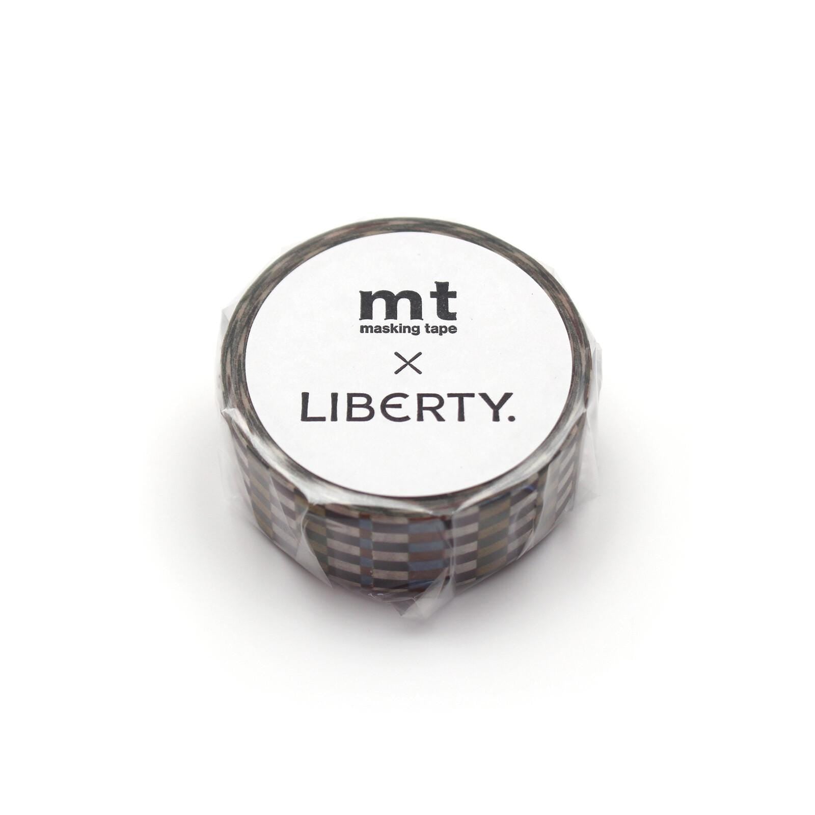 A roll of masking tape with the word "LIBERTY" printed on it.