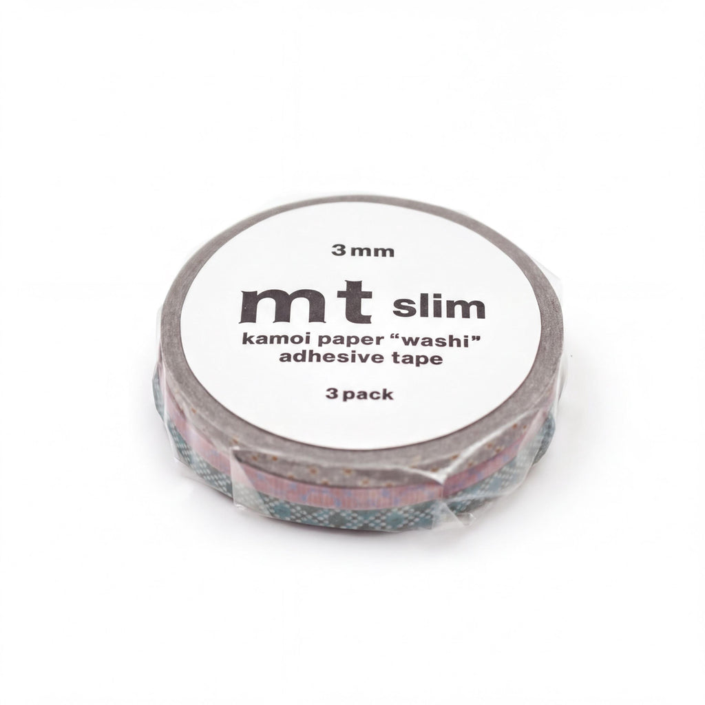 A package of 3-millimeter kamoi paper "washi" adhesive tape.