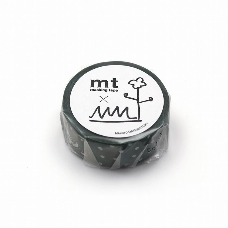 A roll of masking tape with a black and white label.