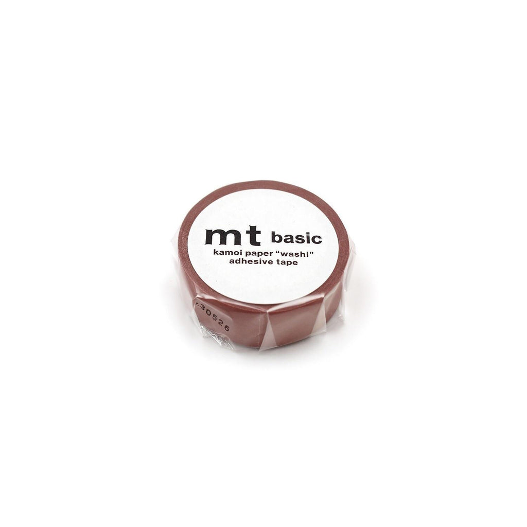 A roll of kamol paper adhesive tape with the text "mt basic" printed on it.