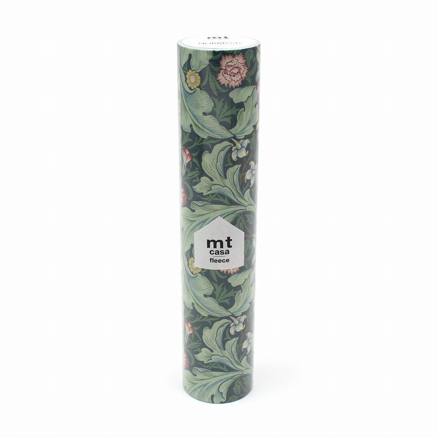 a cylindrical object with a floral pattern on it.