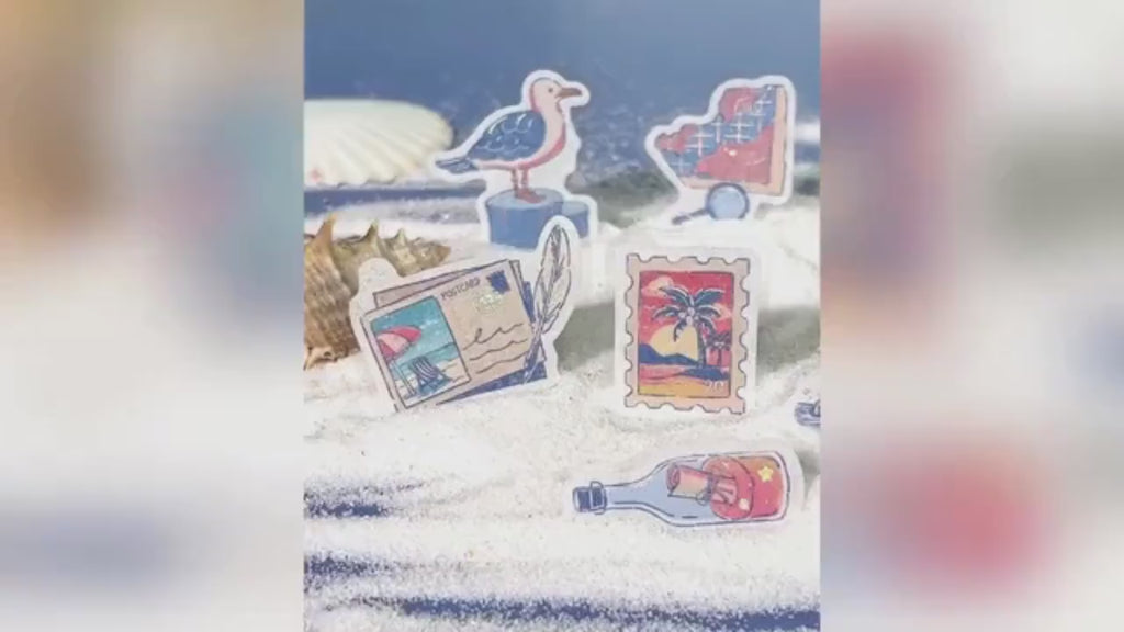 Foil-stamped Flake Stickers Set, Fragments of a Journey by BGM